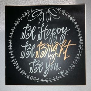 Decorative sign from Francesca’s boutique